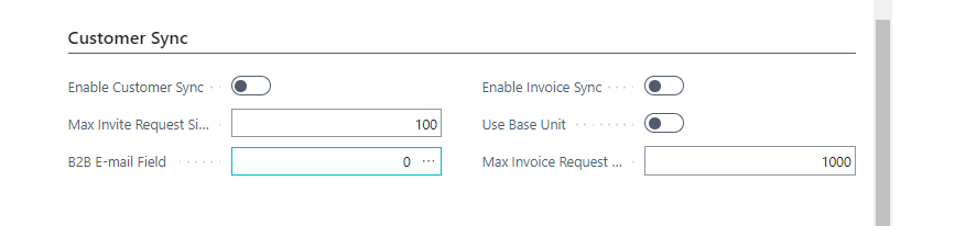 Customer Sync Setup